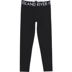River Island Girls Ri Elasticated Leggings Black, Black, Age: 13-14 Years, Women age: 13-14 YEARS