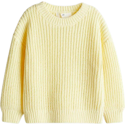 H&M Chenille Knit Jumper - Yellow