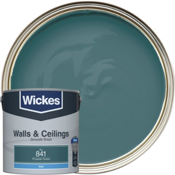 Wickes Vinyl Matt Emulsion No.841 Wall Paint Prussian Green 2.5L