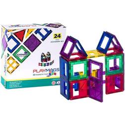 Playmags Playmags 162 Magnetiske Klodser 24 stk 3D
