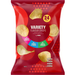 Asda Variety Flavour Crisps 24 x 25g 600g 24pack