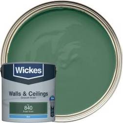 Wickes Vinyl Matt Emulsion Estate Wall Paint Estate Green 2.5L