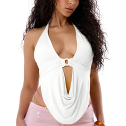 Shein Cowl Halterneck Top