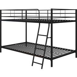 Mainstays Convertible Twin Over Twin Metal Pink Bunk Bed