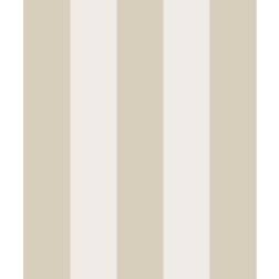Dunelm Natural Bold Stripe Matte Flat Wallpaper Natural