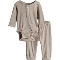 H&M Cotton Jersey Set - Brown