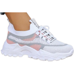 Shein Women Summer Breathable Mesh Shoes LowCut Colorblock Casual Shoes Comfortable Sports Running Shoes