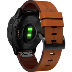 Evermart Garmin Epix Gen 2 42mm Approach S70 42mm Læderrem Brun