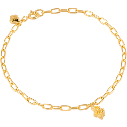 Camille Brinch Blush Crush Armbånd - Guldbelagt Sølv