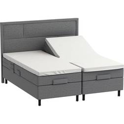 Luna Denmark Bambus Splitlagen 180x200 cm Hvid Lagen Hvid (200x180cm)