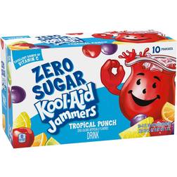 Kool-Aid Jammers Tropical Punch Zero Sugar Box Pouches 10pcs 1pack