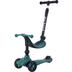My Hood Kick n Ride Scooter Green