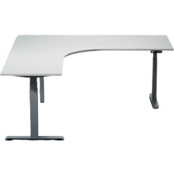 Direkt Interiör Hæve Sænkebord Hjørneskrivebord Premium 180 x 200 cm Skrivebord 200x200cm