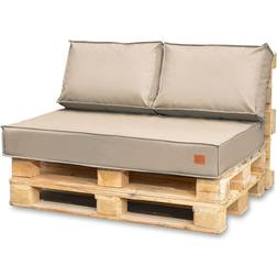 Bielik Thea Pallehynde Sæde - Taupe Stolehynde Beige (80x120cm)