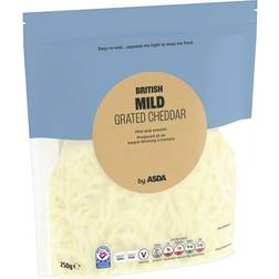 Asda British Mild Grated Cheddar Cheese 250 g 250g