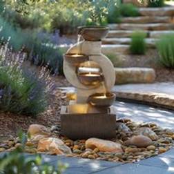 Charles Bentley Nile Cascading Water Feature One Size Bronze