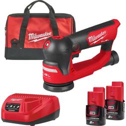 Milwaukee M12 FSDR75-202B 12V Fuel Brushless Random Orbit Sander