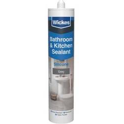 Wickes Grey Kitchen & Silicone Sealant 300ml 1pcs