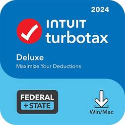 Intuit TurboTax Deluxe 2024 for 1 User Windows Mac Download Quill