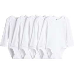 H&M Baby 5er-Pack Bodys - Weiß