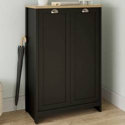 GFW Lancaster 2 Door Cabinet 120 x 84 x 38 cm Shoe Rack