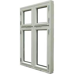 Uldal 2-Lags 4-Rams Tre Sidehengslet vindu 2-glassvindu 80x200cm