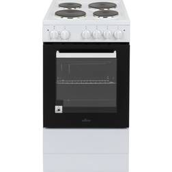 Willow 62L White Electric 50cm Single Cavity Cooker White