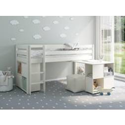 Noomi Midi Single Continental White Mid Sleeper Craft Cabin Set