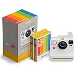 Polaroid NOW Gen3 Instant Camera Bundle Camera Color Film 16 Bilder Vit 6561