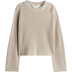 H&M Kastiger Pullover - Beige