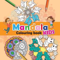Panduro Hobby Målarbok Mandala För Barn 22,7 x 22,7 cm 48 Sidor