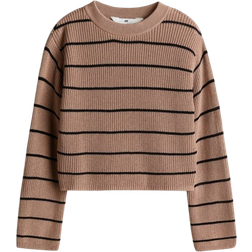 H&M Kastiger Pullover - Beige