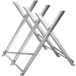Durhand Foldable Steel Heavy-Duty Saw Horse Silver