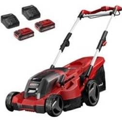Einhell Akku-Rasenmäher-Set GE-CM 36/37 Li 36Volt 2x18V Akku-Rasenmäher