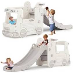 Living and Home 2 In 1 Multifunctional Slide Bus Children's Toy