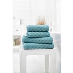 Deyongs Soft Textured 100% Cotton Zero Twist Brooklyn Towels 500gsm - Bath Towel Turquoise