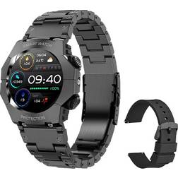 Chronus Men's Fitness Smartwatch 1.19 in 5ATM Waterproof