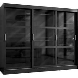 Mirjan24 Harvans 250 x 203 cm Svart Garderob