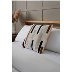 BHS Woven Stripe Cushion Multi Coloured Complete Decoration Pillows (45x45cm)