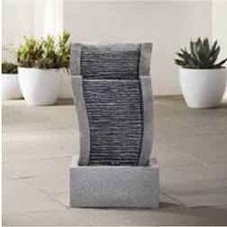 Garden Sanctuary Solar Powered Water Feature Rockery Fountain One Size