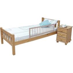 Safetots Grey Wooden Bed Rail 110 x 38 cm