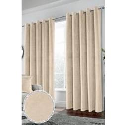 Enhanced Living Velvet Supersoft 100% Blackout Thermal Pair of Curtains 117cm width x 183cm
