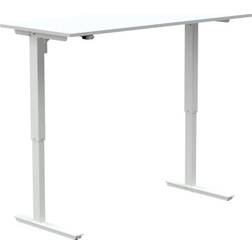 ConSet Hæve-Sænkebord 60 x 140 cm Hvid Skrivebord 60x140cm