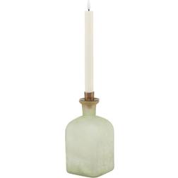 Hill Interiors Smoked Sage and Aged Brass Large Vase Candle Holder