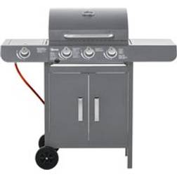 OutSunny Gas Barbecue Grill 3+1 Burner Garden BBQ