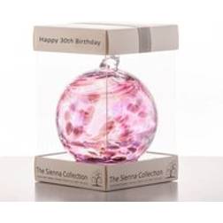 Sienna X Friendship Ball Happy 30th Birthday 10cm Purple One Size Figurine