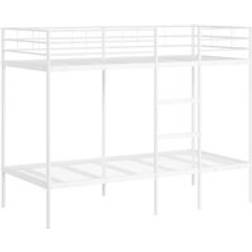 vidaXL Without Mattress White 90x200 cm Steel Bunk Bed