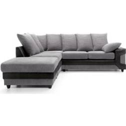 Abakus Direct Dino Corner Grey Left Facing One Size Sofa