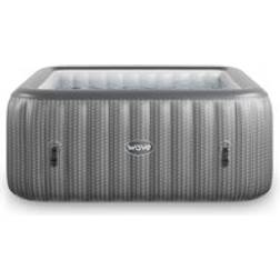 Wave Inflatable Hot Tub Wave Pacific 6-Person With Integrated Heater Mid Grey