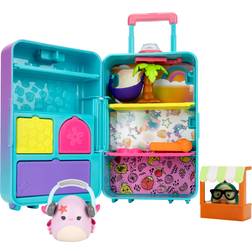 Squishmallows Squish-a-longs On-the-Go Luggage Playset